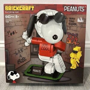 Peanuts Joe Cool Brickcraft Set New and Sealed Rare 643pc